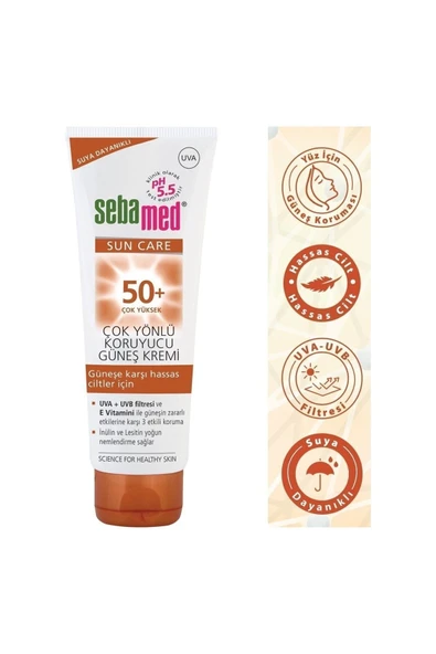 Sebamed Sun Care Çok Yönlü Güneş Kremi SPF50 50 ml - Resim 5