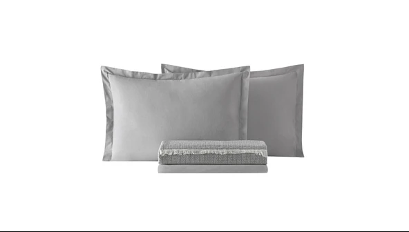 Puffy Soren Tek Kişilik Pike Takımı - Gri - 4