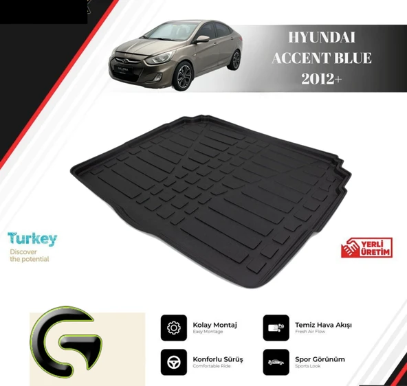 BAGAJ HAVUZU HYUNDAI ACCENT BLUE 2012+