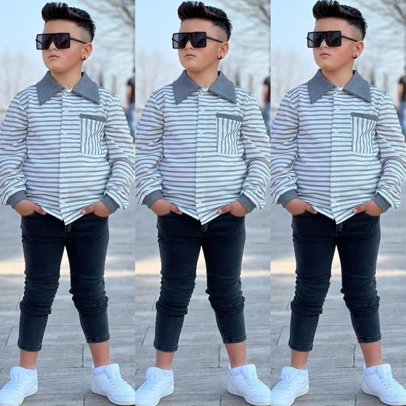 Bayrama Özel Şıklık: Erkek Çocuk Kombini I Minik Beylere Bayram Şıklığı! I Erkek Çocuk Gömlek