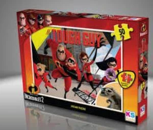 KS GAMES PUZZLE 50 PARCA INCREDIBLES 2 INC 709 - 1