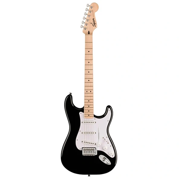 SQUİER SONİC STRATOCASTER AKÇAAĞAÇ KLAVYE SİYAH ELEKTRO GİTAR