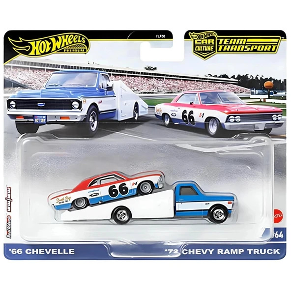 Nessiworld Team Transport 66 Chevelle 72 Chevy Ramp Truck - 2