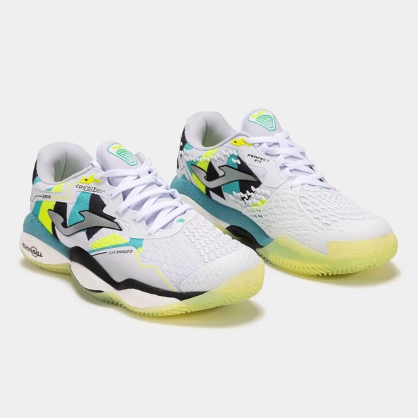 Joma Smash Erkek Beyaz Toprak Kort Tenis & Padel Ayakkabısı TSMAS2532C - Resim 2
