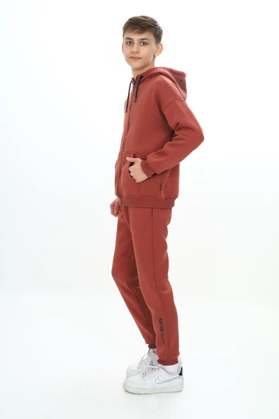 Toontoy Erkek Çocuk Kapüşonlu Eşofman Takım - 9