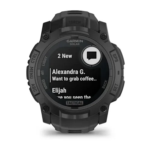 Garmin Instinct 3 – 45 mm Solar Tactical Edition Siyah - 2