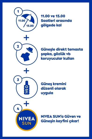 Nivea Sun Güneş Kremi Spf50 200 ml Sprey, Çok Yüksek Güneş Koruyucu Ve 48 Saat Nemlendirme