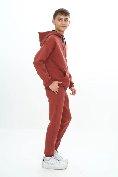 Toontoy Erkek Çocuk Kapüşonlu Eşofman Takım - 10