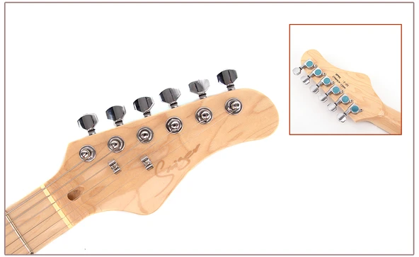 SMİGER ELEKTRO GİTAR L-G2 SİLVER - Resim 5