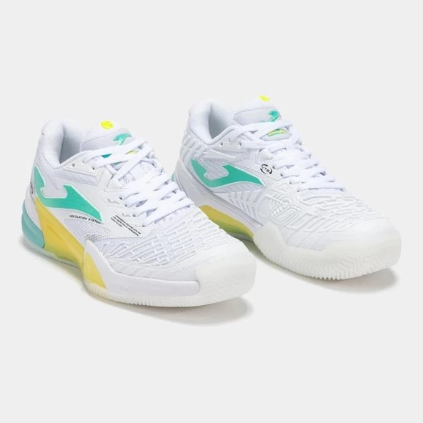 Joma Roland Kadın Beyaz Toprak Kort Tenis Ayakkabısı TROLLS2532C - Resim 3