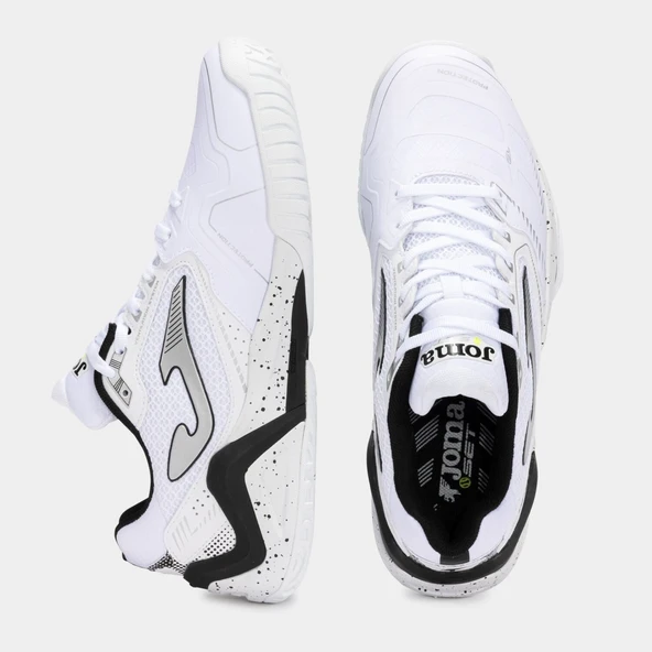 Joma Set Erkek Beyaz Toprak Kort Tenis Ayakkabısı TSETS2502C - Resim 4