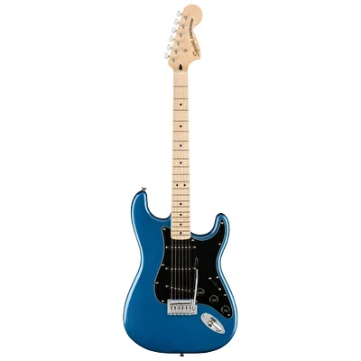 SQUİER AFFİNİTY STRATOCASTER AKÇAAĞAÇ KLAVYE BLACK PG LAKE PLACİD BLUE ELEKTRO GİTAR