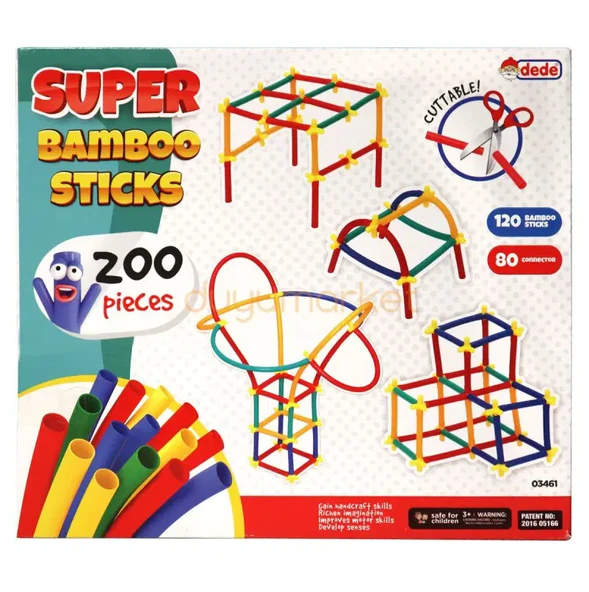 Süper Bambu Çubuklar (200 Parça)