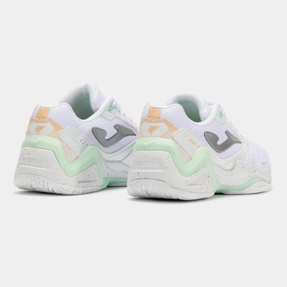 Joma Set Kadın Beyaz Toprak Kort Tenis Ayakkabısı TSELS2502C - 4