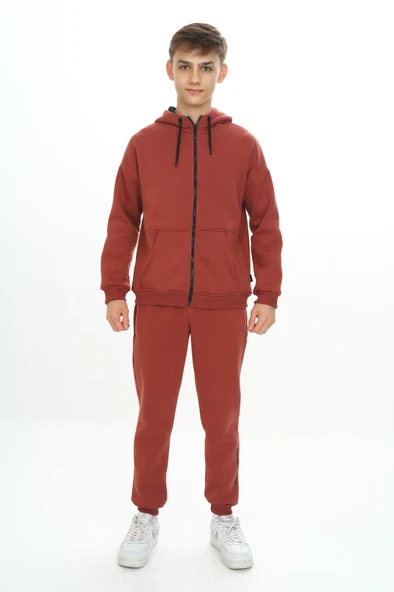 Toontoy Erkek Çocuk Kapüşonlu Eşofman Takım - 6