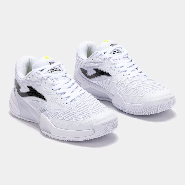 Joma Roland Erkek Beyaz Toprak Kort Tenis Ayakkabısı TROLS2502C - 2