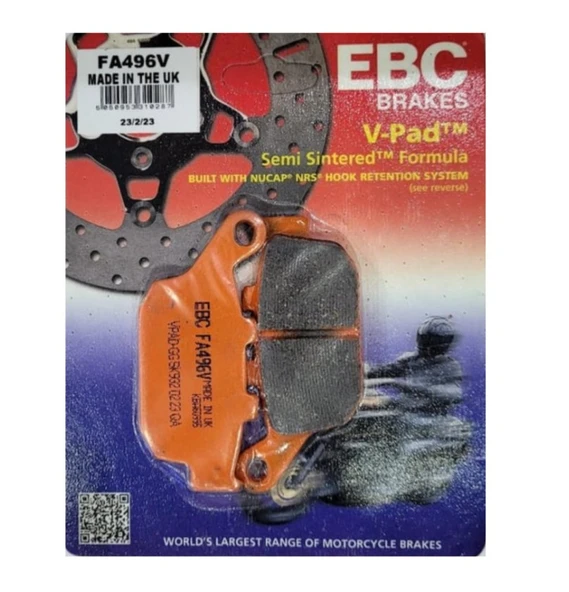 Trıumph Tiger 800 Xc  EBC Yarı Sinter Arka Fren Balata ürün görseli