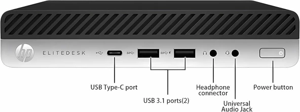 HP Elitedesk 800 G2 Mini PC İ5 6.Nesil 8 GB Ram 256 SSD WİFİ- Outlet - 3