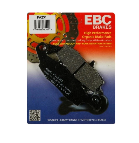 Suzukı Gsf 650 Bandıt 2005-2006 EBC Organik Ön Sol Fren Balata ürün görseli