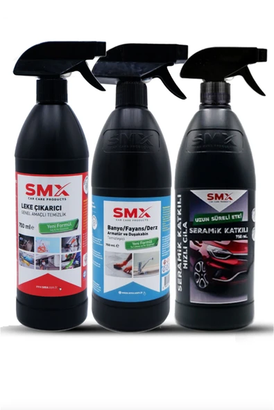 SMX Seramik Cila / Hızlı Cila / Pratik Cila / Nano Genel Amaçlı Temizleyici / Banyo Temizleyici / F