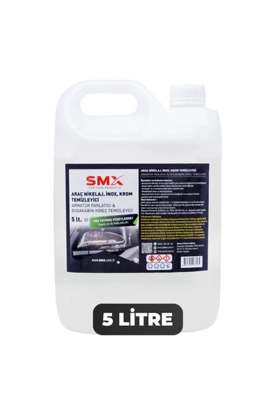 SMX Inox Temizleyici/krom Temizleyici/nikelaj Temizleyici 5 Lt ürün görseli 1