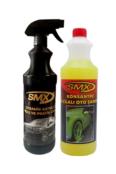 SMX Seramik Katkılı Hızlı Ve Pratik Cila -%40 Cilalı Oto Şampuanı