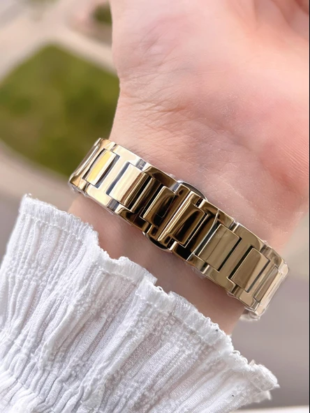 Jg.Polo Club Çelik Kasa & Kordon Kararma Ve Renk Atma Yapmaz Kadın Kol Saati+Bileklik JG02242.1 - Resim 3