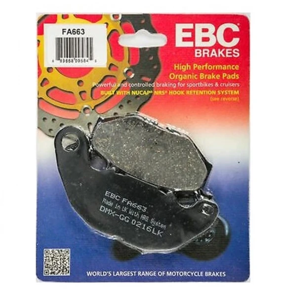 Yamaha X-Max 125 EBC Organik Ön Fren Balata ürün görseli