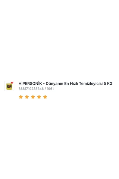 SMX HİPERSONİK - Dünyanın En Hızlı Temizleyicisi 5 lt - Resim 2