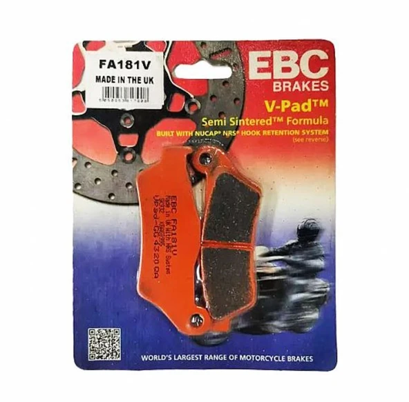 Bajaj Dıscover 150 F  EBC Yarı Sinter Ön Fren Balata