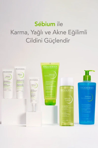 Bioderma Sebium Foaming Gel Karma, Yağlı Ve Akneye Eğilimli Ciltler Için Yüz Temizleme Jeli 500 ml - 7