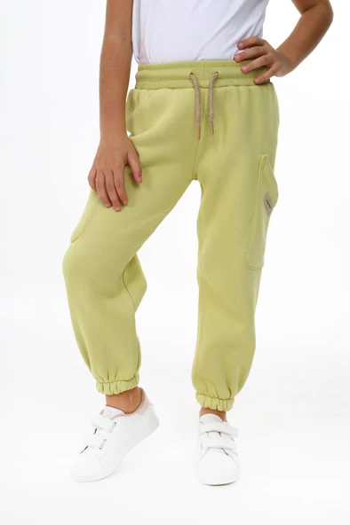 Toontoy Kız Çocuk İki Yanı Cepli Eşofman Alt - 9