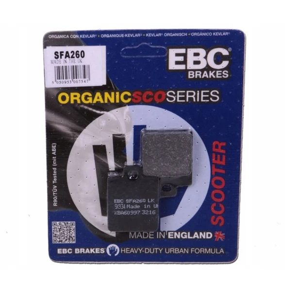 Pıaggıo Mp3 400 EBC Organik Ön Fren Balata ürün görseli