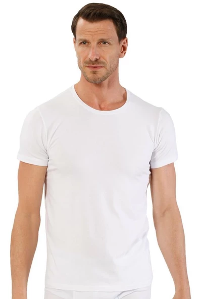 Özkan Erkek Modal Yuvarlak Yaka Kısa Kol Atlet 11144 - Resim 2