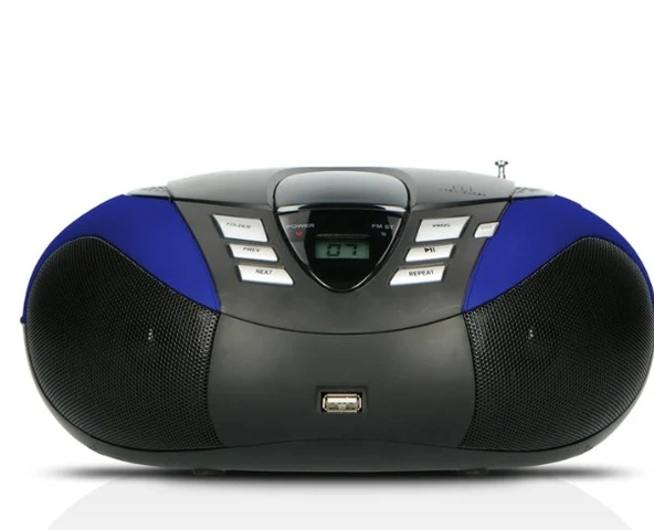 LENCO SCD-37 USB Mavi - Taşınabilir FM Radyo CD'si ve USB oynatıcı - Mavi - 9