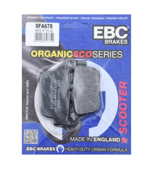 Yamaha X-Max 250 14-16 ABS'siz EBC Organik Arka Fren Balata ürün görseli