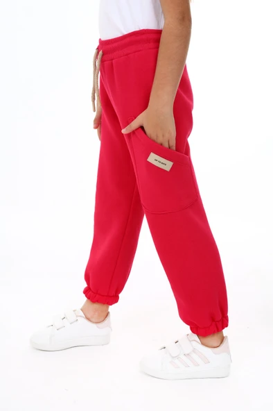 Toontoy Kız Çocuk İki Yanı Cepli Eşofman Alt - 2