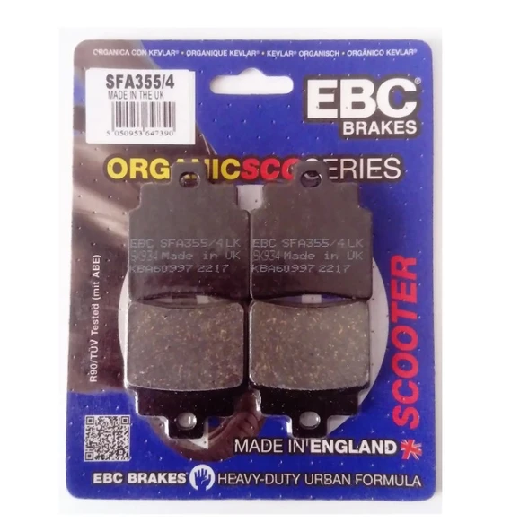 Sym Cruisym 250 EBC Organik Ön Fren Balata ürün görseli