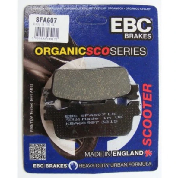 Sym Atv 200 EBC Organik Arka Fren Balata ürün görseli