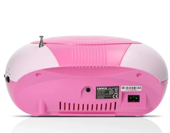 LENCO SCD-37 USB Pembe - Taşınabilir FM Radyo CD ve USB çalar - Pembe - 12