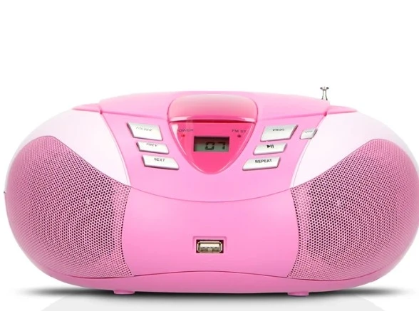 LENCO SCD-37 USB Pembe - Taşınabilir FM Radyo CD ve USB çalar - Pembe - 8