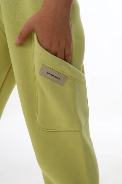 Toontoy Kız Çocuk İki Yanı Cepli Eşofman Alt - 8