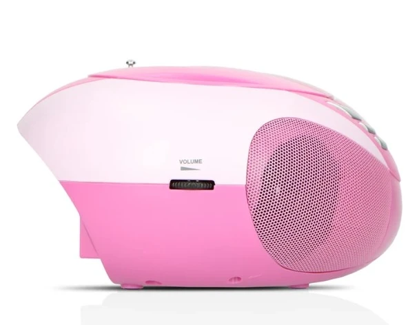 LENCO SCD-37 USB Pembe - Taşınabilir FM Radyo CD ve USB çalar - Pembe - 6