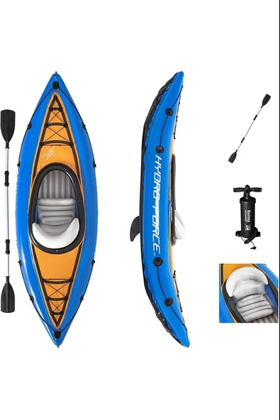 Bestway Hydro-Force 1 Kişilik Kano Seti 65115 - 2