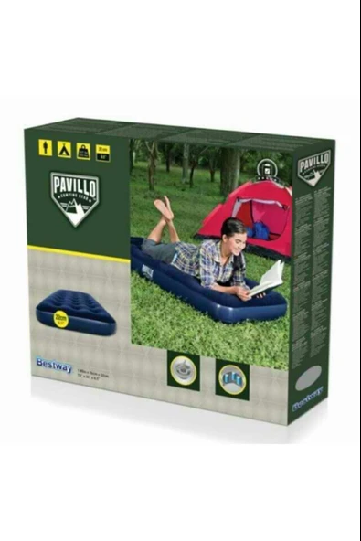 Bestway Pavillo Tek Kişilik Pompa Dahil Şişme Yatak 67000 - 5