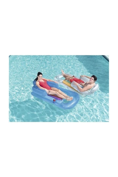 Bestway 43028 Lüks Sultan Koltuğu Havuz & Deniz Yatağı Mavi 161x84 cm - 2