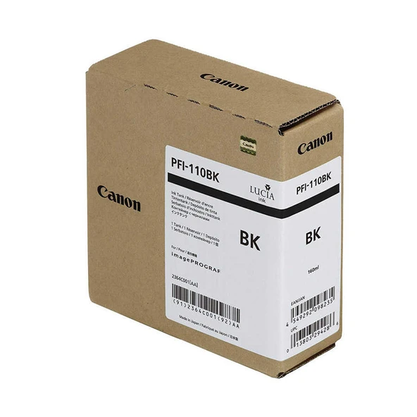 Tonersepeti Canon PFI-110BK/2364C001 Siyah  Kartuş