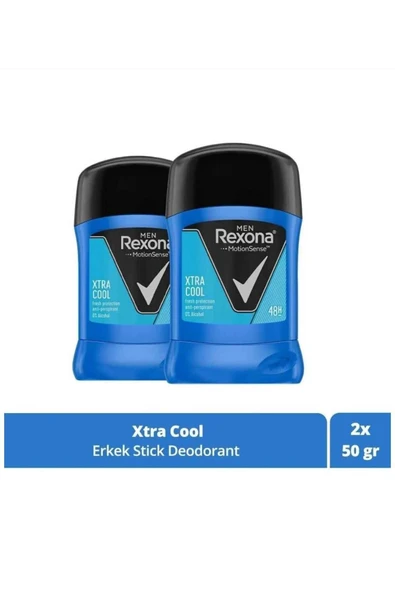 AMBERİAN REXONA MEN STİCK EXTRA COOL 50 ML 2 ADET
