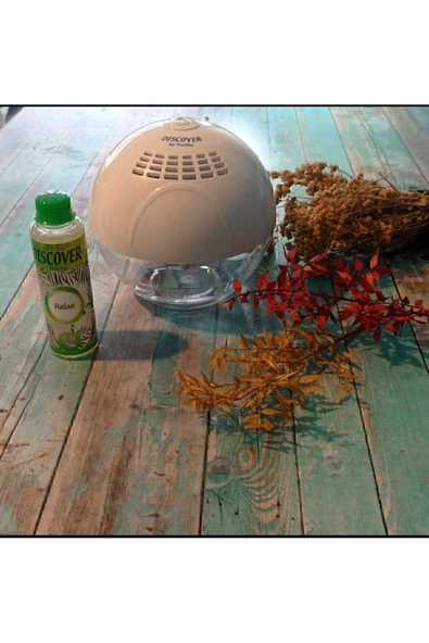 DİSCOVER Sihirli Küre Hava Temizleme Makinası 1 Adet Relax Solüsyon 150 ml