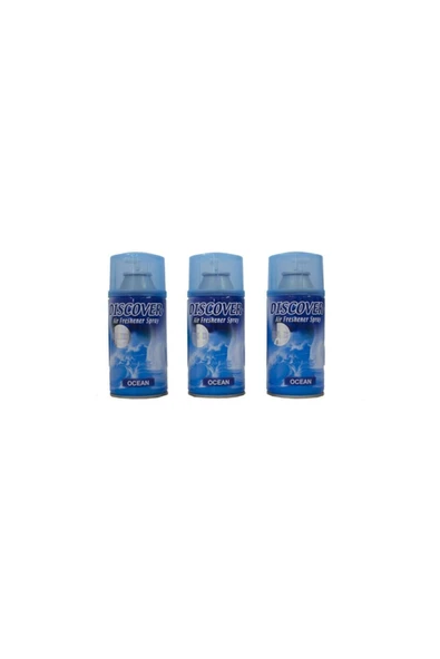 DİSCOVER Dıscover Ocean Oda Kokusu 320mlx3adet Makinaya Uyumlu Sprey